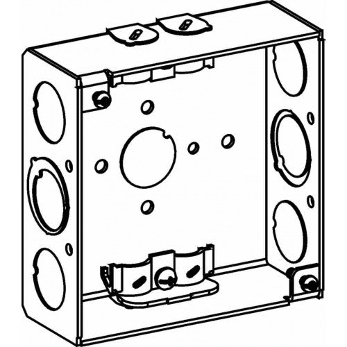 Orbit 4SB-NM 4" Square Box 1-1/2" Deep NM Type - Galvanized
