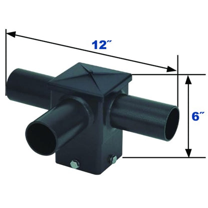 Orbit 4ST90HZ3 Horizontalontal Triple 90 Degreeree Te Non For 4" Square Pole - Bronze