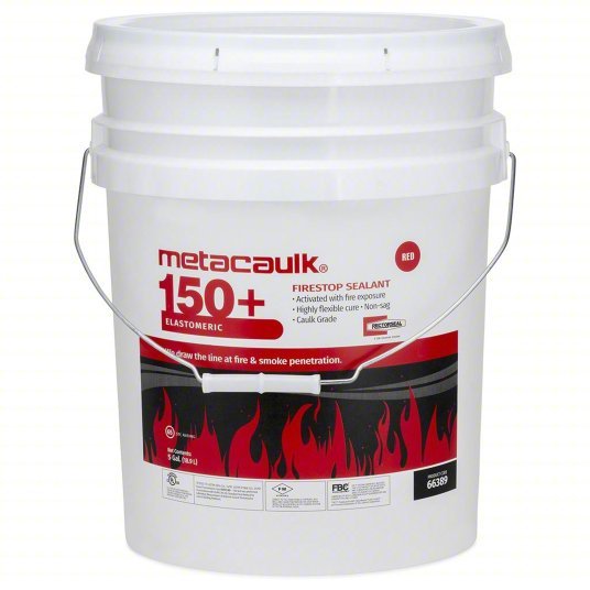 5 Gallon Fire Caulking, 150+ Rated, Up to 4 Hours - Sonic Electric