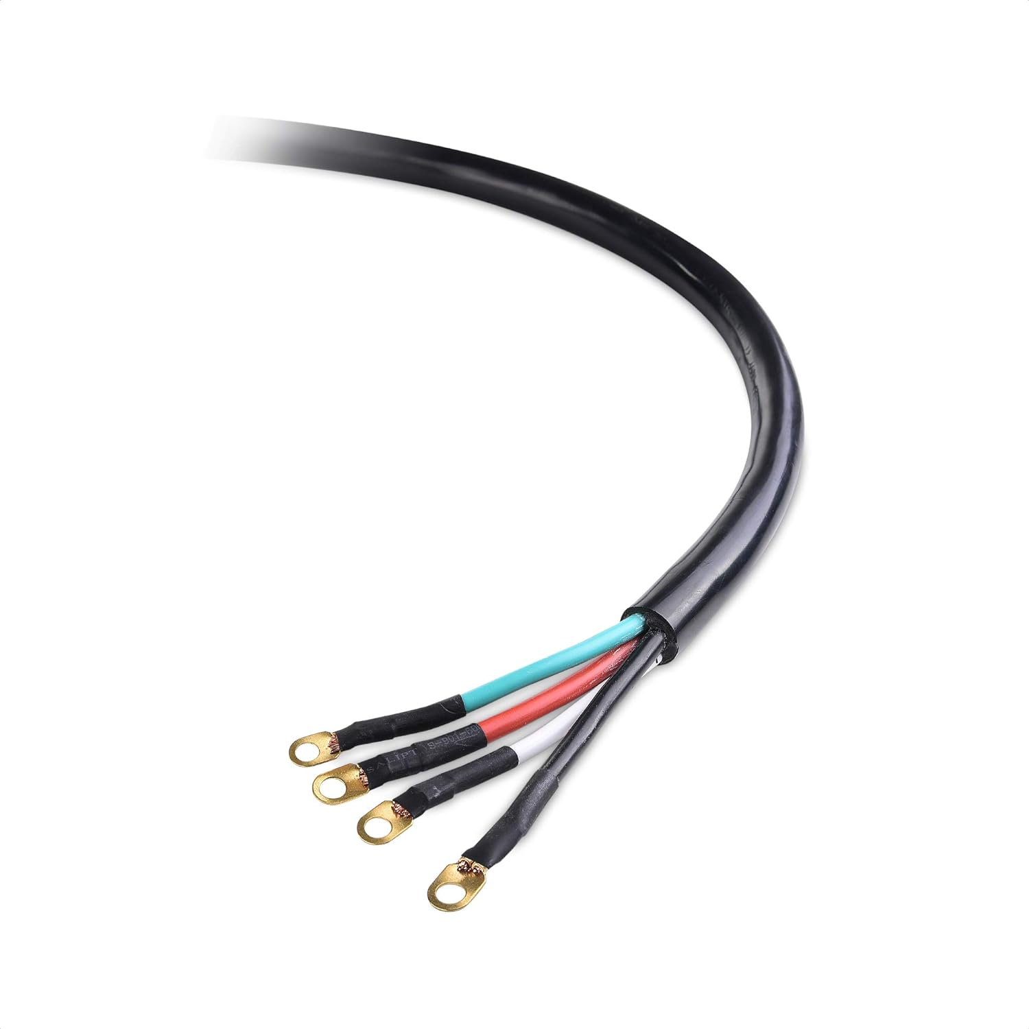 50 Amp 4 - Wire 6ft Dryer Power Cord - Sonic Electric