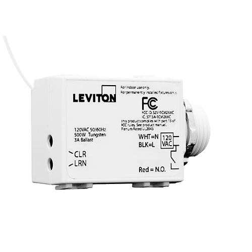 Leviton WST05-010  3-Wire 1200W Relay Receiver- New Without Packaging