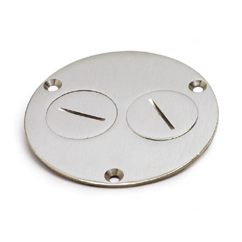 Lew Electric 523-DP-NS 4 Nickel Silver Cover for Duplex