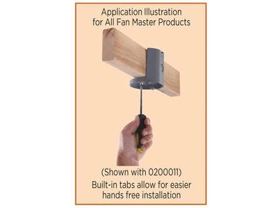 Malibu MapleBox™ CFB-1 4" Non-Metallic Saddle-type Ceiling Fan Support Box