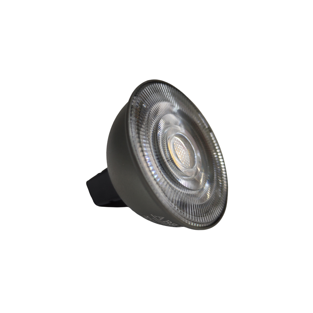 ABBA MR16 7W 12V Dimmable LED Light Bulb- Black Finish