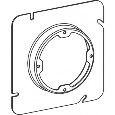 Orbit 53058X - Raised, 5/8" Square (5S) 1-Gang Device Ring