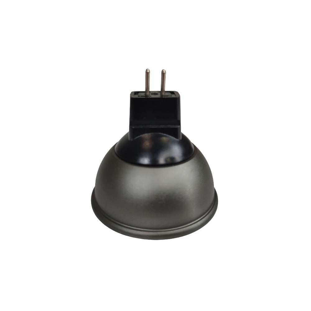 ABBA MR16 7W 12V Dimmable LED Light Bulb- Black Finish