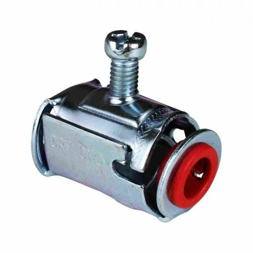 Malibu Knecht™ MCL1-38 3/8" Single Lock AC/MC Connector (1/2" KO Size)