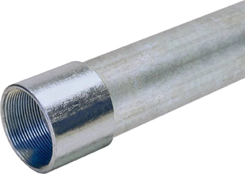 Galvanized Rmc Threaded Galvanized Rigid Steel Conduit (GRC, RMC) – 10 ft Stick | 1/2