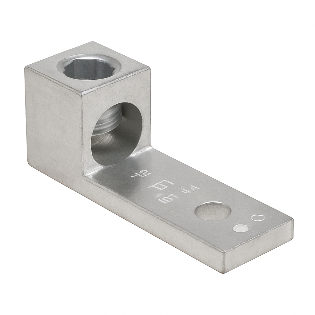 Aluminum Mechanical Lugs One Conductor - Two Hole Mount, 600 MCM