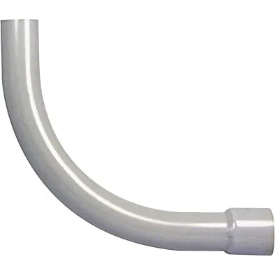 PVC Schedule 40 90 Degree Belled Elbow, 1/2" to 4" Sizes Available