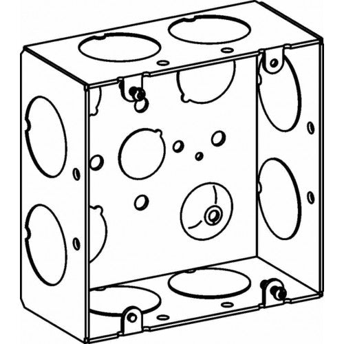 Orbit 5SDB-100 5 Square Box 2-1/8" Deep 1" KO - Galvanized