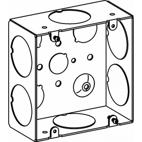 Orbit 5SDB-125 5 Square Box 2-1/8" Deep 1-1/4" KO - Galvanized