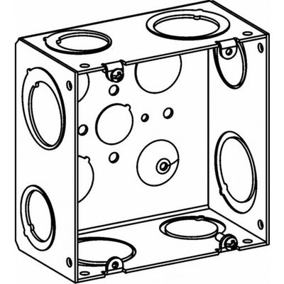 Orbit B-5SLB Blue 5 Square Box 2-1/2" Deep 1" & 1-1/4" MKO - Blue