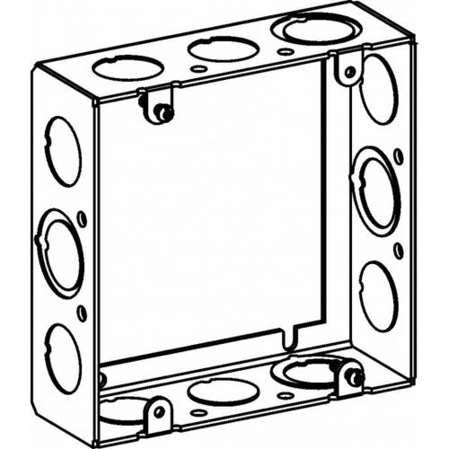 Orbit 5SSB-MKO-EXT 5 Square Super Shallow Extension Ring Welded With MKO 1-1/2" Deep - Galvanized