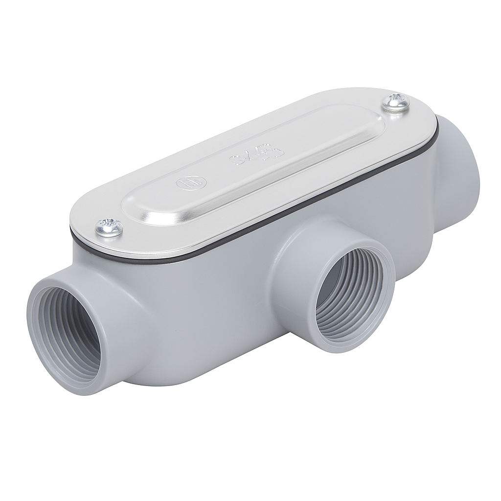 Malibu Knecht™ T Aluminum Conduit Body with Cover & Gasket
