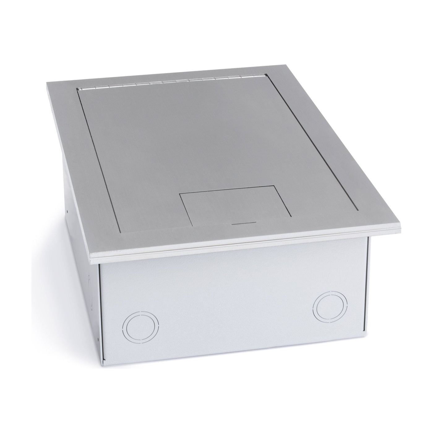 Lew Electric 6200-SS Recessed Floor Box for Concrete, Raised or Wood Floor 6 Gang-stainless