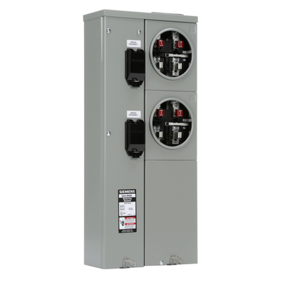 Siemens WEP2211 Uni-PAK Metering Panel – 2-Gang, 200A, Ring-Type, EUSERC Rated
