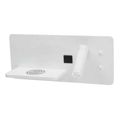 Westgate Bedside Horizontal Reading Lamp with Backlight, 10W 3000K - Multiple Finishes