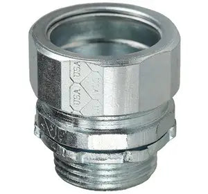 Steel Rigid Threadless Compression Connector- Multiple Sizes