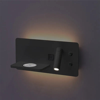 Westgate Bedside Horizontal Reading Lamp with Backlight, 10W 3000K - Multiple Finishes