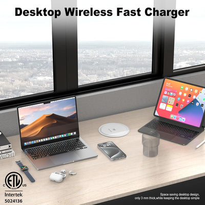 Wireless Charging Kitchen Counter Pop Up With 4 Receptacles with 1 Type-A and 2 Type-C USB