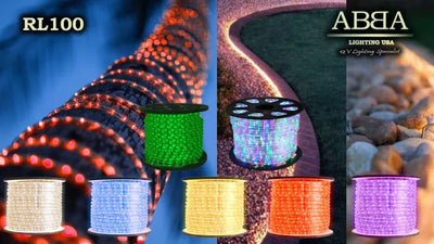 ABBA RL100 Weatherproof Heavy Duty Outdoor LED Rope Light