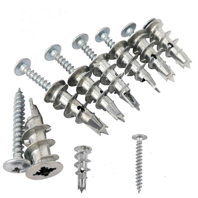 Steel Drywall Anchor Kit -#8 x 1-1/4"