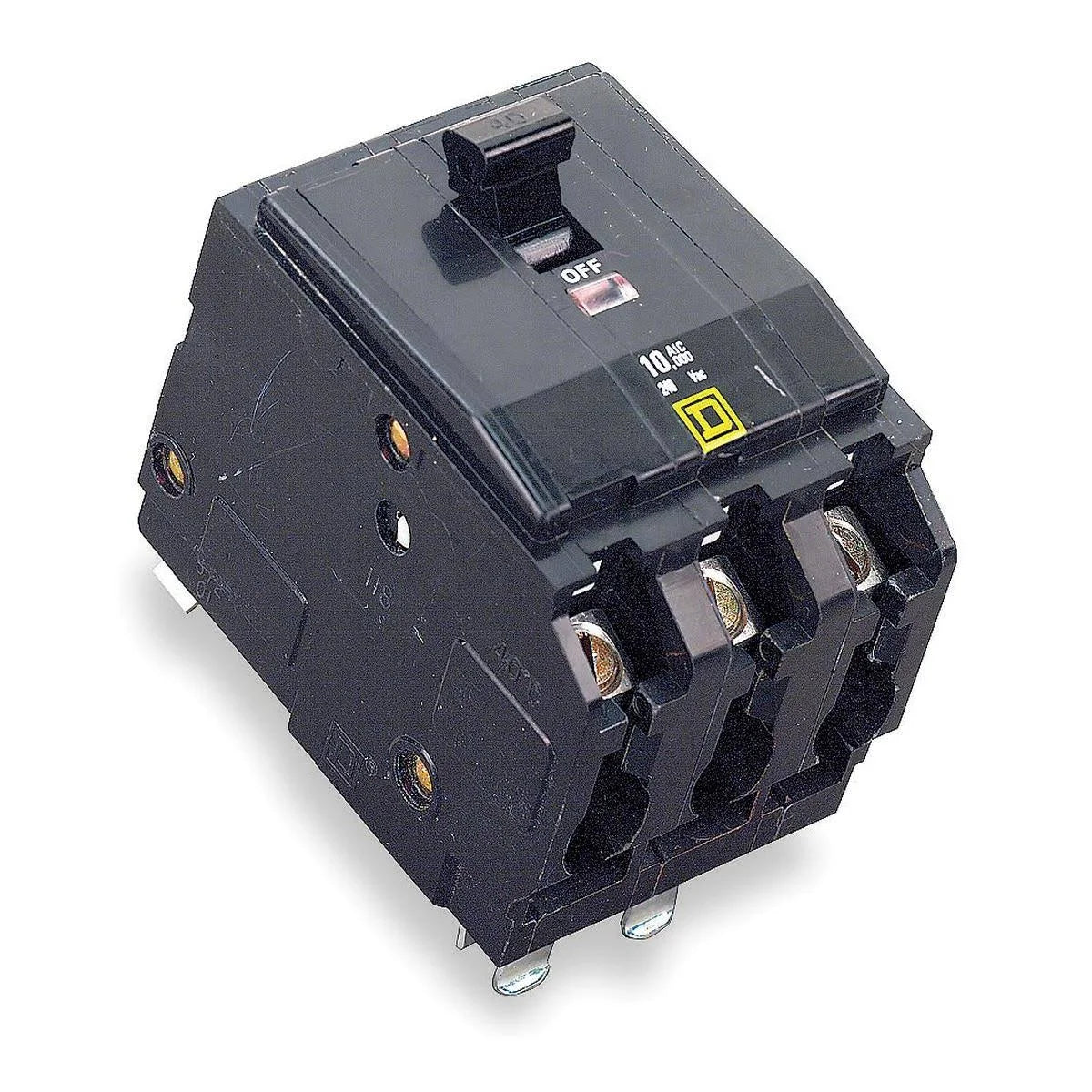 Square D QO315 3-Pole 15-Amp Circuit Breaker, Used
