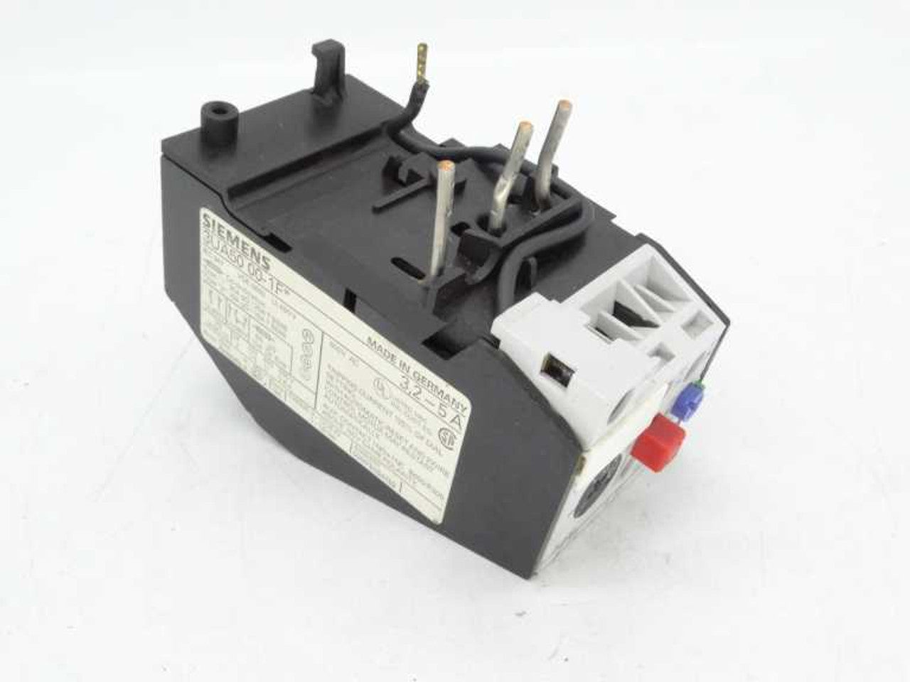 Siemens 3UA50 00-1F , Overload Relay , Solid State 3.2/5A