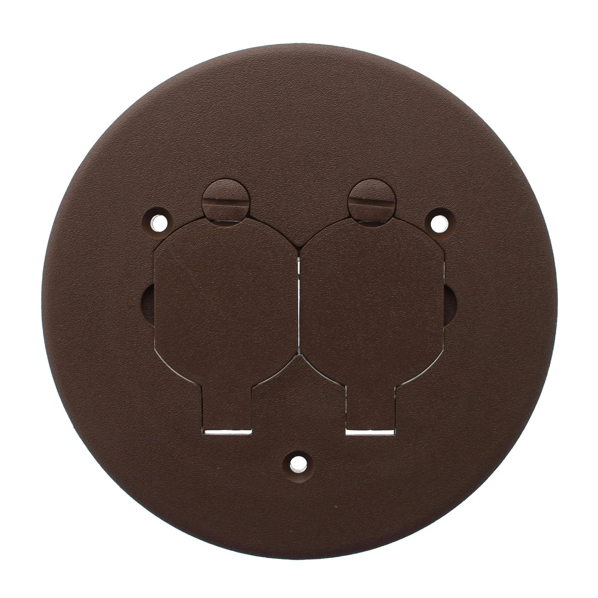 Wiremold 895P-BRN Ratchet-Pro 881 Series Duplex Cover Plate