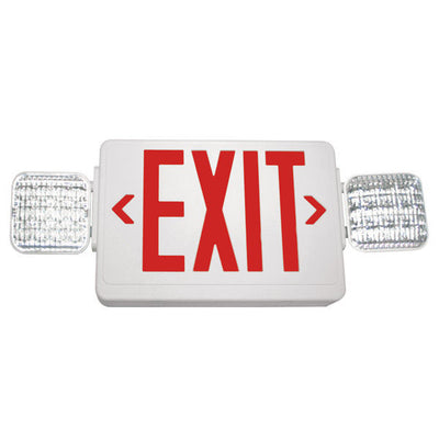 Combination LED Emergency & Exit Light – UL Listed