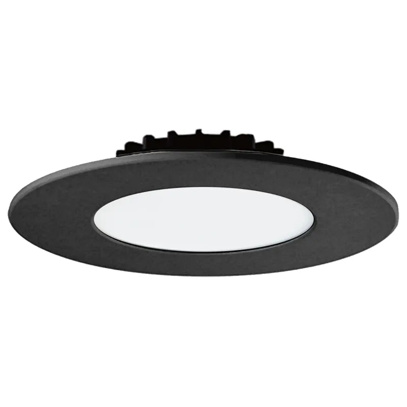 Westgate 10W, 3000K, RDJ4-MCT5 + RDJ4-TRM-BK-10W-30K, J-Box Direct-Mount Recessed LED Light for 30/40 Octagon Boxes - White