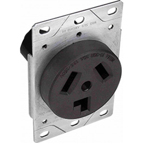 NEMA 30 Amp Dryer Receptacle Outlet, UL Listed