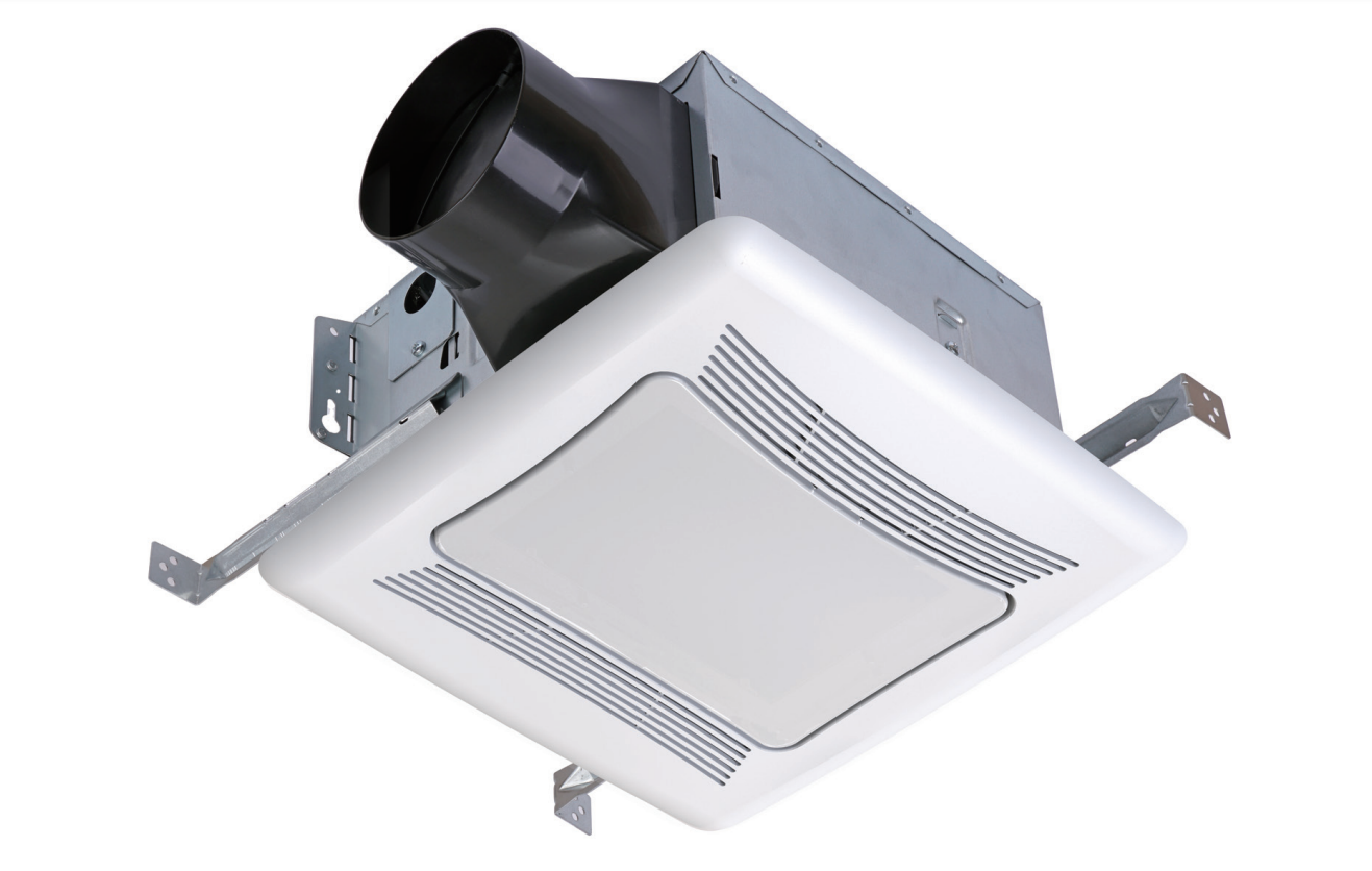 Airzone SNPD100L2 Premium Ventilation Fan with LED Light and Motion Sensor - 110 CFM, 0.7 Sones