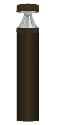 Envision BLD-3P22-RD-UNV-BZ-44 44" Bollard Base Round - Bronze