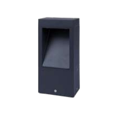 Westgate 9in Rectangular Path Bollard, 10W, 3000K, Led Outdoor Light - Black