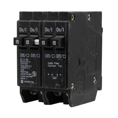 Eaton BQC230230 4-Pole (2) 30-Amp (2) 30-Amp Plug-On Mount Type BQC Quadplex Circuit Breaker