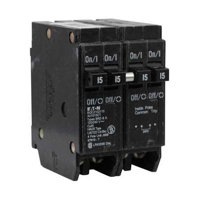 Eaton BQC230230 4-Pole (2) 30-Amp (2) 30-Amp Plug-On Mount Type BQC Quadplex Circuit Breaker