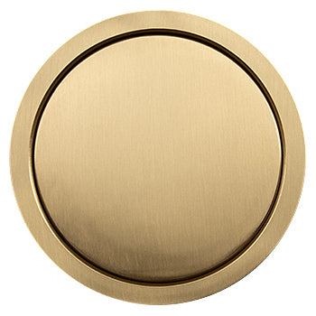 Lew Electric PUR20GD-B Round Popup Brass 20a Gfi