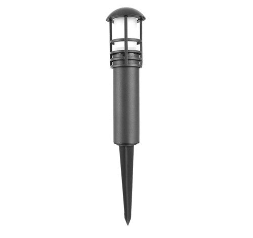 ABBA Lighting USA CDPA55 3W LED Cast Aluminum Path Light, 3000K Warm White, 160 Lumens, 12V AC/DC, Bronze Finish with Ground Spike
