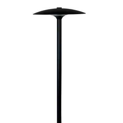 ABBA Lighting CDPA73 Integrated Adjustable Aluminum Path Light, 6W LED, 3000K Warm White, 600 Lumens, 12V AC/DC, IP65 - Black Finish