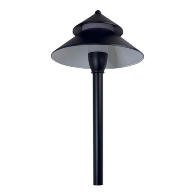 ABBA Lighting CDPA77 Adjustable Aluminum Path Light, 3W Integrated LED, 5CCT Selectable, 130 Lumens, 12V–24V AC/DC, IP65 - Black Finish