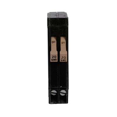 Eaton CHT2020 1-Pole 20-Amp Twin Circuit Breaker
