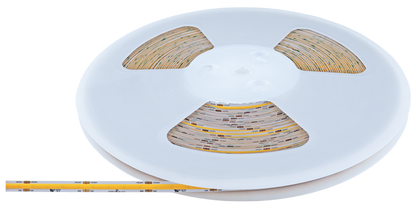 Elco Lighting E30CB2430100 3W/ft Indoor COB LED Tape Light 245lm, 3000K, 24V - White Finish
