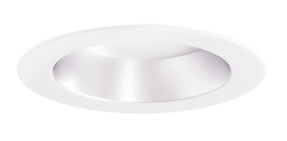 Elco Lighting EL427CT5HW 4" Round Reflector Insert with 5-CCT Switch & 3-Lumen Switch - Haze with White Finish