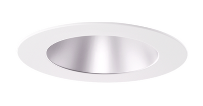 Elco Lighting EL637CT5HW 6" Round Re?ector Insert with 5-CCT Switch & 3-Lumen Switch, Haze with White Ring