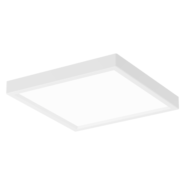 Elco Lighting ELSP66CT5W 15W 6" Square Sky Panel, 120V, 5CCT, 900lm, Triac/ELV - White Finish