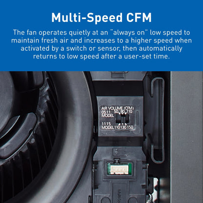 Panaosnic FV-0511VKS3 WhisperGreen® Select Architectural Bathroom Fan