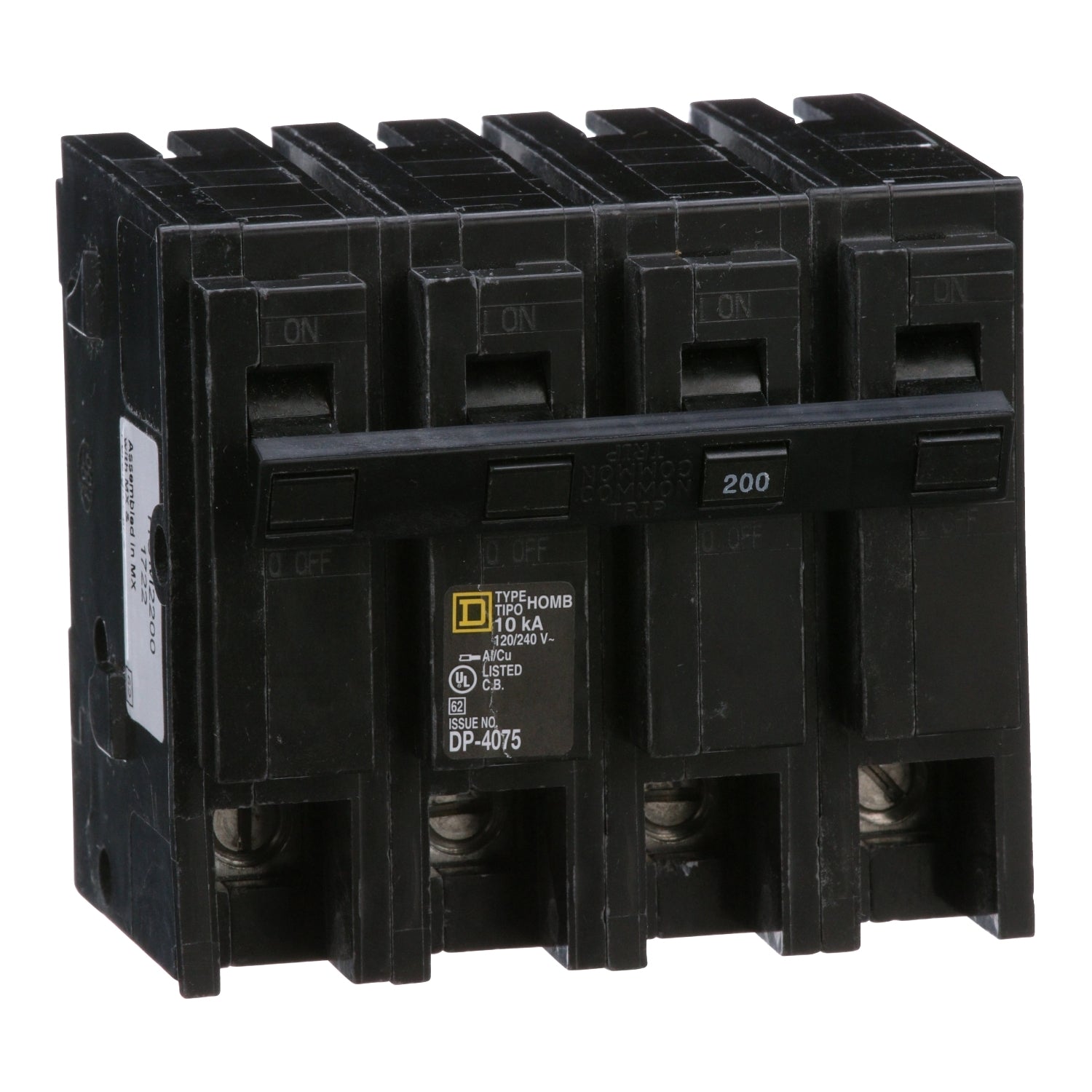 Square D HOM2200 HomeLine 2-Pole 200-Amp Circuit Breaker