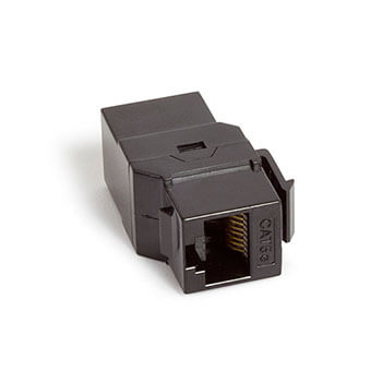 Lew Electric L310-110BK Black Cat 5e Modular Coupler for Btk Series